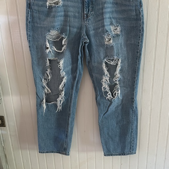 Aeropostale Distressed Mom Jeans sz 16 - Picture 5 of 12